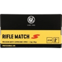 Balas RWS Rifle Match S .22 LR 40 grains LRN