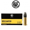 MUNICIÓN RWS 22 LR RIFLE MATCH 40 GR. COMPETICION